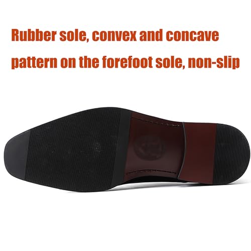 Men's Premium Dress Shoes Handcrafted Leather Business Casual Oxfords for Weddings, Office and Daily Wear4