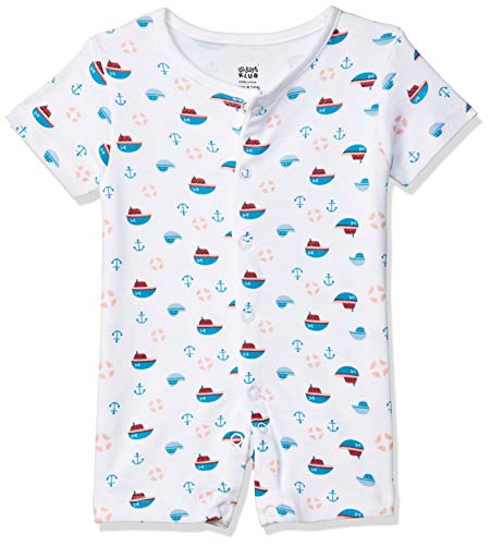 Image of miniklub Boys Pack of 2 Printed Rompers