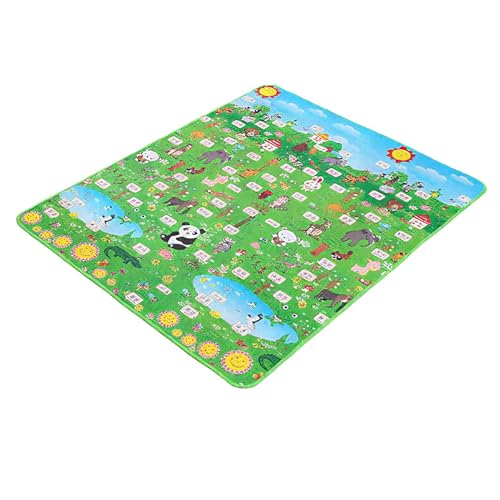 Tapis de jeu enfant double face grand format pour chambre et crèche