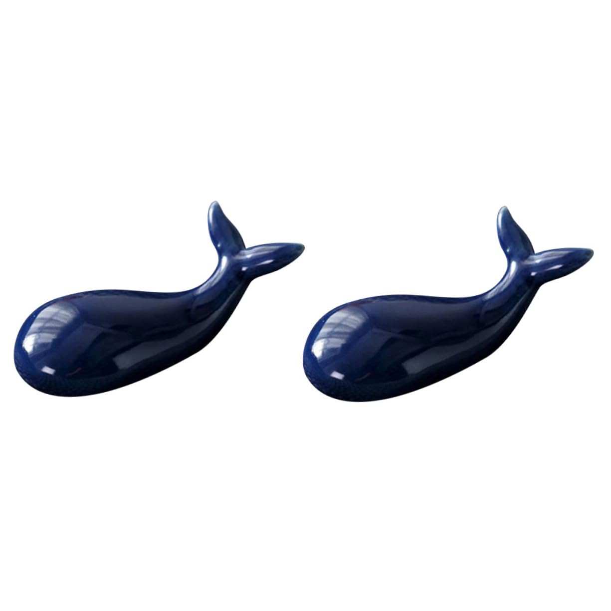 WDWDW Chopstick Rest Chopsticks Holders Restaurant 2pcs Spoon Whale Whale Spoon Ceramic Spoon Porcelain Dinner Dolphin Spoon Fork