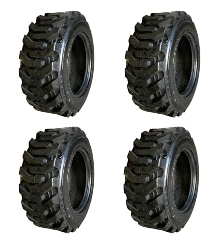 Set of 4-Galaxy Tires Heavy Duty 10-16.5 Beefy Baby Skid Steer Tires -10PLY-10X16.5