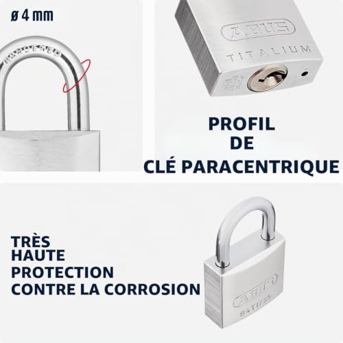 Cadenas TITALIUM™ ABUS 64TI/ - vue 5