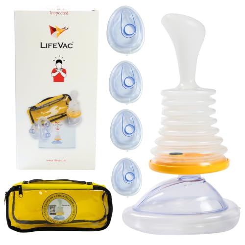 LifeVac Travel Kit - Choking Rescue Device for Adults and Children First Aid Kit Portable Airway Suction Rescue Device First Aid Choking Device Anti-Choking System Airway Clearance Assistance