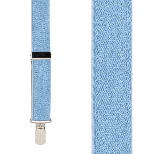 Suspender Store Solid Color Suspenders - 1-Inch Wide Elastic - Small Pin Clip - Many Colors & 3 Sizes #TOP1