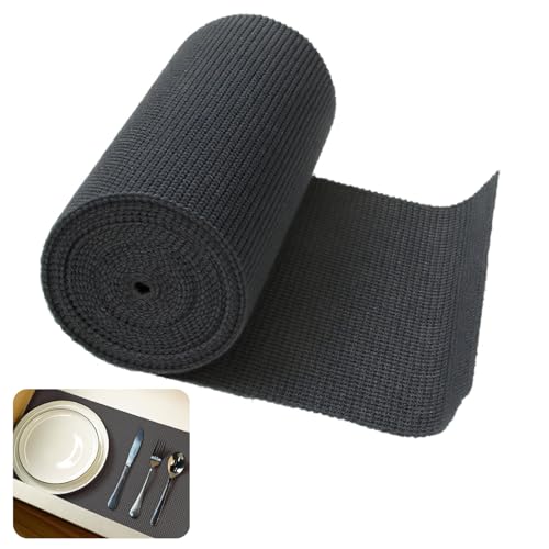 Taicols Shelf Drawer Liners Non Adhesive Non Slip Strong Grip Liner for Kitchen Cabinets Storage Shelves Liner Refrigerator Mats Easy to Cut Multipurpose Reusable Durable Washable 30 * 150cm (Black)
