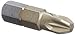 Wera Series 1 855/1 TiN Industrial Bit, Pozidriv PZ 3, 1/4" Drive