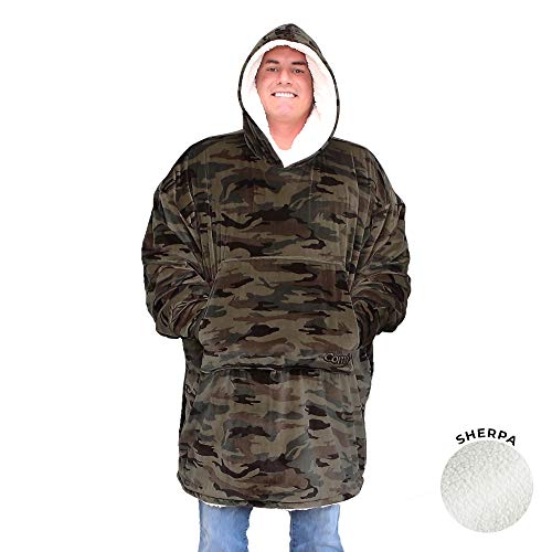 THE COMFY | The Original Oversized Wearable Sherpa Blanket, Seen On Shark Tank