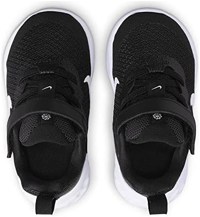 Nike Kid's Revolution 6 NN Grade School Unisex Running Shoes, Black/White-Dk Smoke Grey, 7 M US | Image 4