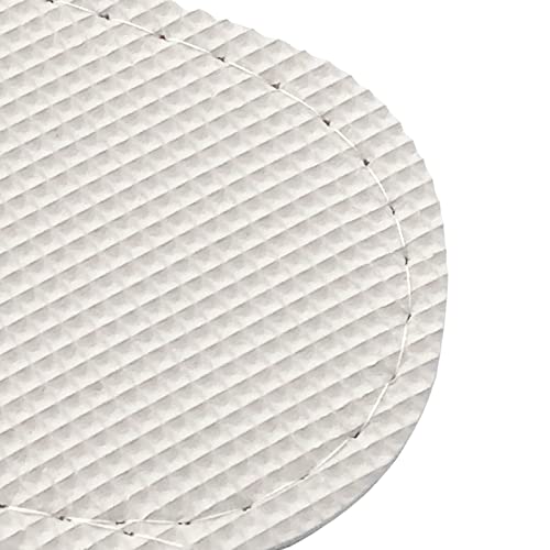 Pantufa de veludo branco de 26 cm