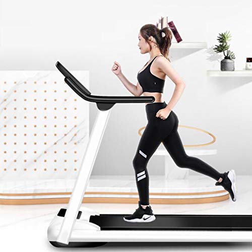 Image of Folding Motorised Treadmill Adjustable Speed LCD Screen Folding Walking Machine for Home and Office