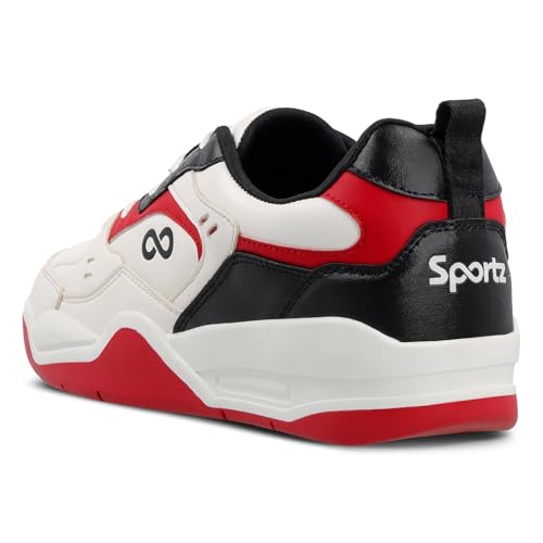 Image of WALKAROO Colourblocked Sneakers for Men's|Comfortable Insole and Secured Lace-Up Closure |Stylish Sneakers for Everyday Wear|WY3477