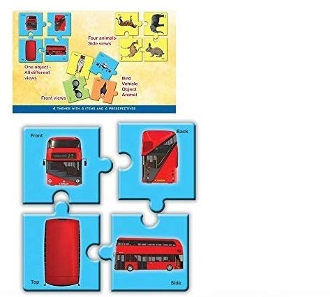 ToyKraft Educational Puzzles - Return Gift Combo Pack (Points of View) - for 5 Year-olds and Above (Pack of 6)