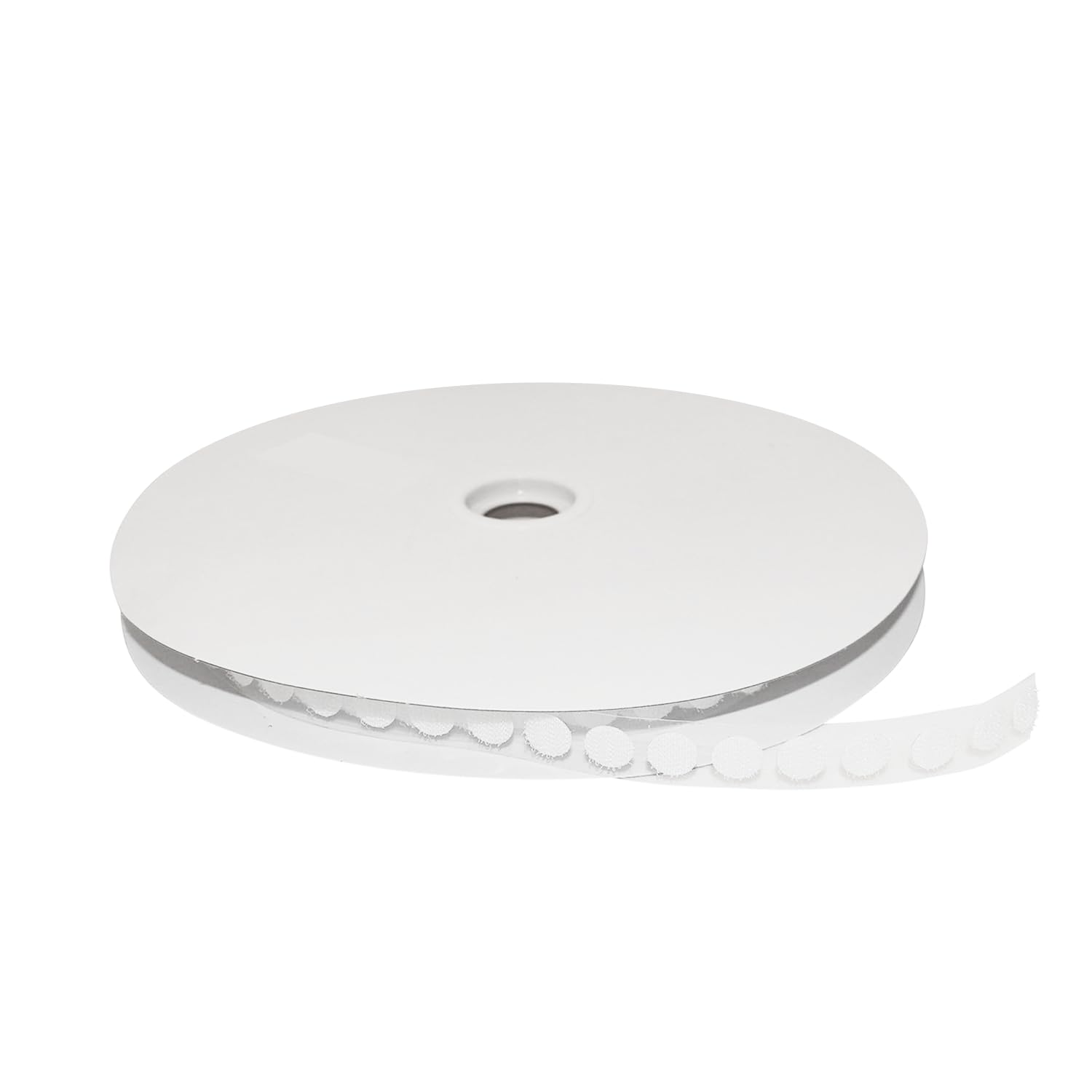 FindTape Puntos autoadhesivos de gancho y bucle de 5/8 de pulgada de diámetro: 1200 per roll/Hook-Side Solamente (Blanco)