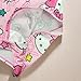 Little Girls Fashion Cartoon One-Piece Pink Swimsuit Hawaii Bathing Suits Beach Sport Swimwear Swimming Suit Cute Cat Pattern for Kids 8-9T
