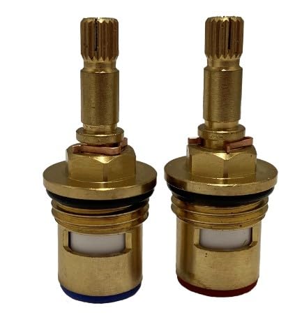 TC50, Mixer Tap Cartridge Replacement 1/2" 7.6mm x 18 Spline, 56mm Cartridge Length Ceramic disc for Armitage Shanks Nabis