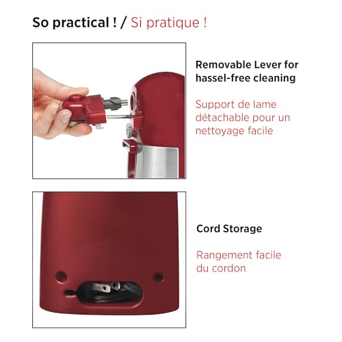 Starfrit 024715-003-0000 Elektrischer Dosenöffner, Standard, weiß