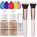Produktbild Foundation Made for PHOERA Concealer Cover Flüssigmatt Full Coverage Concealer Cover Shadows Skin Care Foundation Oil Control Erhellen Sie den langlebigen Shade (Nude #102 + Warm Peach #103)