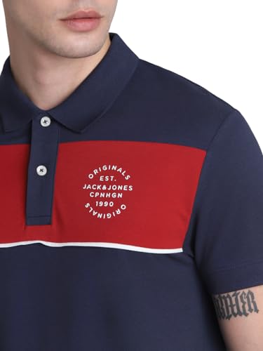 Image of JACK & JONES Men's Slim Fit Polo Tshirt