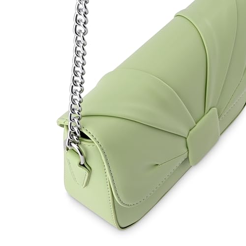 Image of Fastrack Sling Bag for Women | Semi PU Handbag with Top Zipper & Button Flap Closure | Stylish Crossbody with Chain Sling Strap for Casual & Party Use