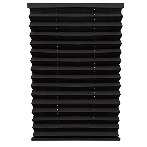 RecPro RV Pleated Shade Black 26x24
