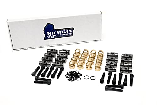 Michigan Motorsports LS1/LS3 Bronze Bushing Rocker Arm Trunnion Upgrade Kit with Bolts and Install Washers | Fits LS1, LS3, LS7, LSX, LQ9, LS2, 4.8L, 5.3L, 5.7L, 6.0L, 6.2L