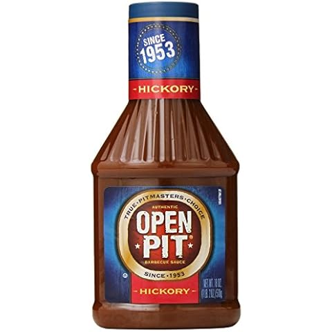 Open Pit Blue Label Barbecue Sauce - 18 Ounce Squeeze Bottle (Pack of 4) (Hickory) Cover