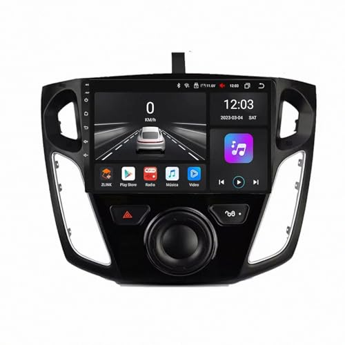 Radio de coche audio estéreo 2 DIN para Ford Focus 3 con Android Auto