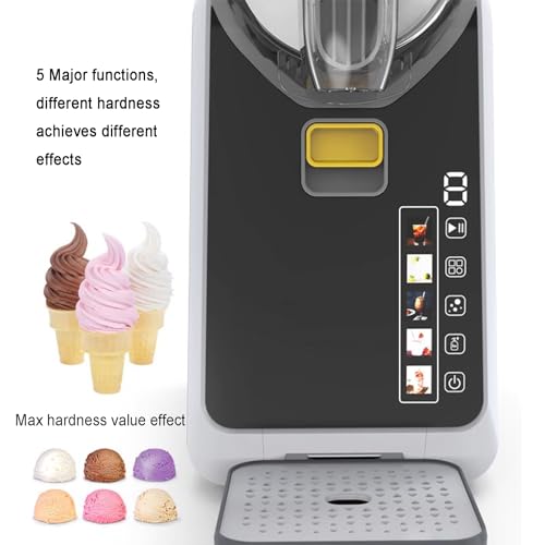 Vituord Slush-Maschine, Eismaschine Für Frozen Drinks/Eiscreme, Mit 5 Voreingestellten Programmen, LED-Display, Selbstreinigung, Kein EIS Nötig, Perfekt Für Milchshakes Und Smoothies – Bild 4