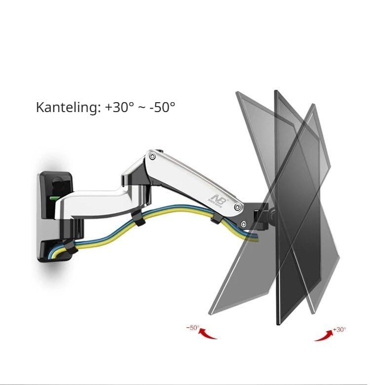 Support de Moniteur Pivotant à 360° DrPhone MountEase3 à Ressort à Gaz - 6
