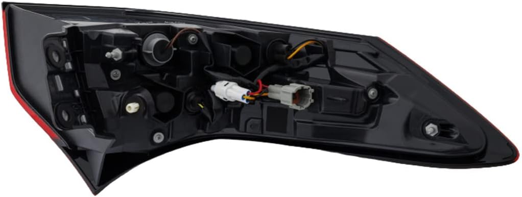 For Nissan Rogue 2021 2022 2023 Tail Light Passenger Side | Outer | LED | Clear and Red Lens | CAPA Certified | Replacement For NI2805122, NI2805123C | 26550-6RR0A, 26550-6RR0B, 26550-6RR0D