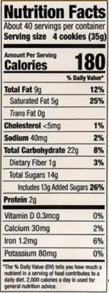 Miniatura 2 de Kirkland - Galletas europeas de calidad con chocolate belga, lata de 49.4 onzas, surtido premium de 15 piezas, mínimo 45% de chocolate, variedad