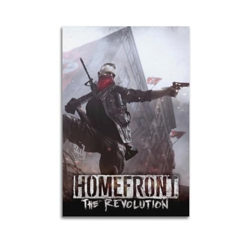 LXODGHE Homefront 2 Revolution - Póster decorativo de videojuegos, lienzo para pared e impresión artística moderna para dormitorio familiar, 40 x 60 cm