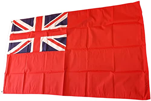 NWFlags Red Ensign Flag 5ft x 3ft 75d Premium Polyester Suitable For Flagpoles