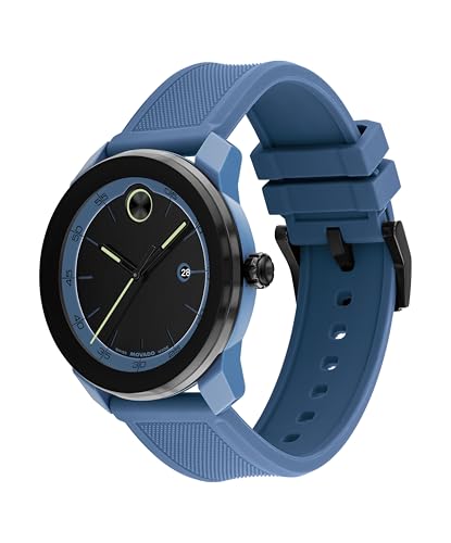 Movado Bold Men's Watch - Swiss Quartz, Silicone Strap - Modern, Sporty Luxury Fashion Timepiece for Him - 42mm2