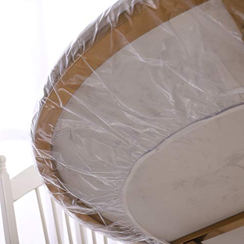 Clear Round Vinyl Fitted Tablecloth Waterproof Oilcloth Heavy Duty Elasticized Table Cover Elastic Edge Design Plastic Tablecloth Protector For Round Table #TOP4