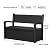PatioZen 80 Gallon Outdoor Storage Bench Deck Box Waterproof Lockable,Outdoor Storage Furniture for Patio,Garden and Porch,Tools and Cushions? Black?