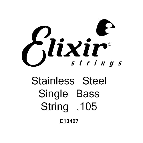 Cordes Elixir® pour basse à l’unité en Stainless Steel avec revêtement NANOWEB®, Long Scale (.105) - Les Beatles, Paul McCartney, John Lennon, RIngo Starr, George Harrison Cordes Elixir® pour basse à l'unité en Stainless Steel avec revêtement NANOWEB®, Long Scale (.105)