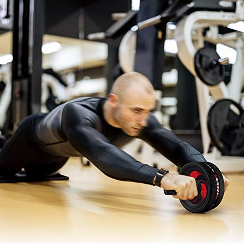 Roda de exercício, Romacci Abdominal Roller Home Office Ginásio Fitness Equipamento de treino Roda d