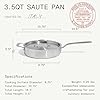 Made In Cookware | 7-Piece Ceramic Non Stick Pot and Pan Set (Stainless Handle) | 5-Ply Stainless Clad | Professional Cookware | Crafted in Italy | Induction Compatible #2