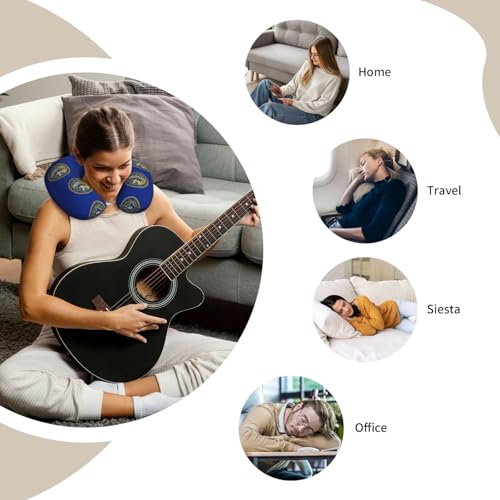 Almohada cervical de espuma viscoelástica negra miniatura 7