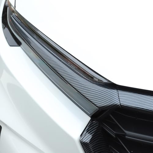Image of Car Accessories Exterior Front Bumper Engine Lid Grill Grille cover Trim Compatible with Honda CR-V CRV 2023 2024 2025 2026 (Carbon Fiber Style) 3PCS ABS