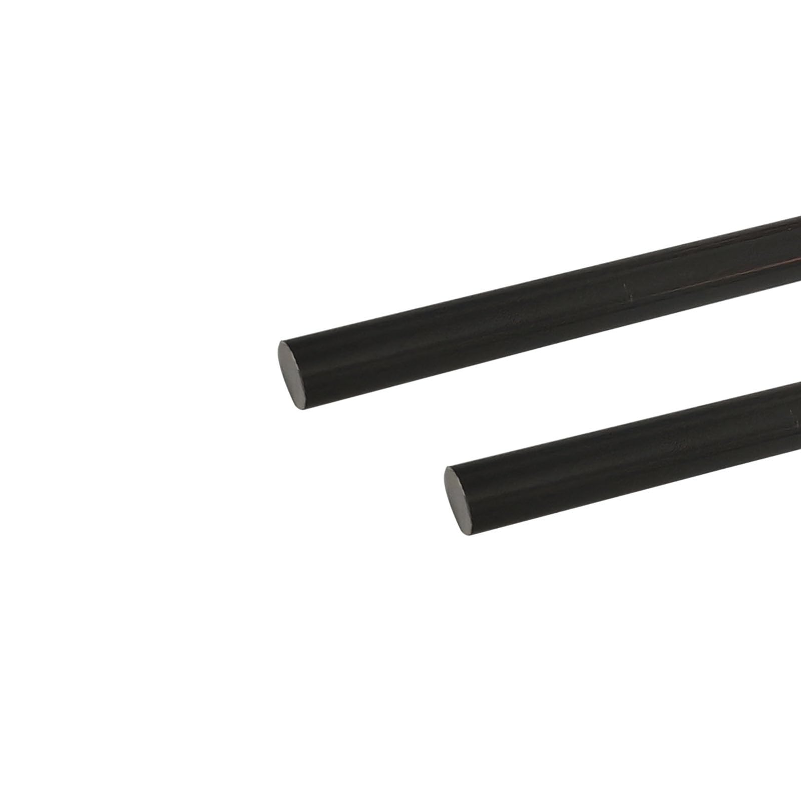 Bopaodao Linear Motion Shaft, Maintenance-Free Aluminum Alloy Linear Motion Rod Case Hardened Shaft Guide, 2Pcs Diameter 10mm, Length 300mm/11.81in