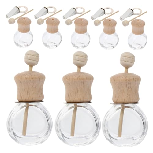MAGICLULU 8Piezas Vidrio Para Unidades Difusor De Aire Para Ventilación Ambientador Para Automóvil Clip De Salida De Aire Olores