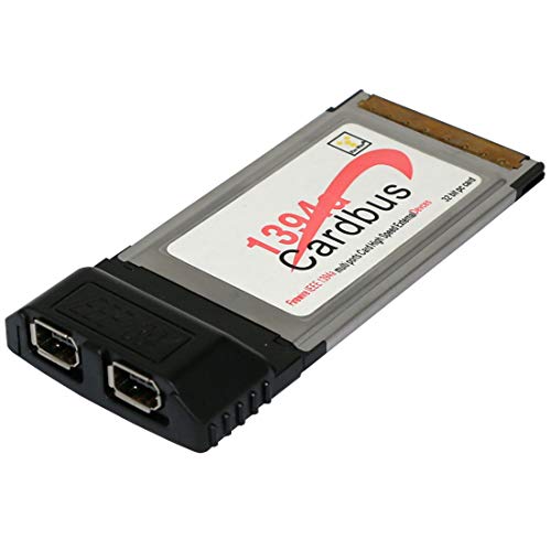 JMT 2 Port 6 Pin 1394A IEEE 1394 CardBus Card 54mm Laptop FireWire