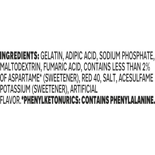 Jell-O Raspberry Sugar Free Gelatin, 0.6 Ounce (Pack of 24)