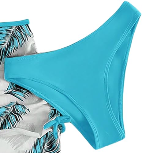 Kids Girls Flower Wrap Skirts with Bikini Bathing Suits Padded Beach 3 Piece Swimsuits Sets Cute Ruched Swimwear3