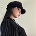 Lace Hat for Lady Girl Fashion 2000s Driver Girl All Matching Sun Streetwear Hat Black