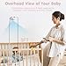 2K WiFi Baby Camera,Smart Baby Monitor with Floor Stand,No Wearables 2K Crib Camera with AI Breathing Monitor, Night Vision,Sleep Tracker,Cry&Motion Alerts, Diaper&Feeding Record for Toddler Room (1)