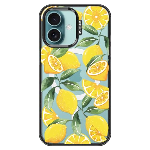 Coque Antichoc pour iPhone 16 compatible MagSafe Protection Incassable Citron