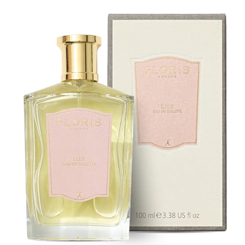 Floris London Lily Eau de Toilette (100 ml) | Enchanting & Uplifting Floral Fragrance | Delicately Enhanced with Egyptian Jasmine & Bulgarian Rose | Perfect for Everyday Wear | Fresh & Feminine Scent